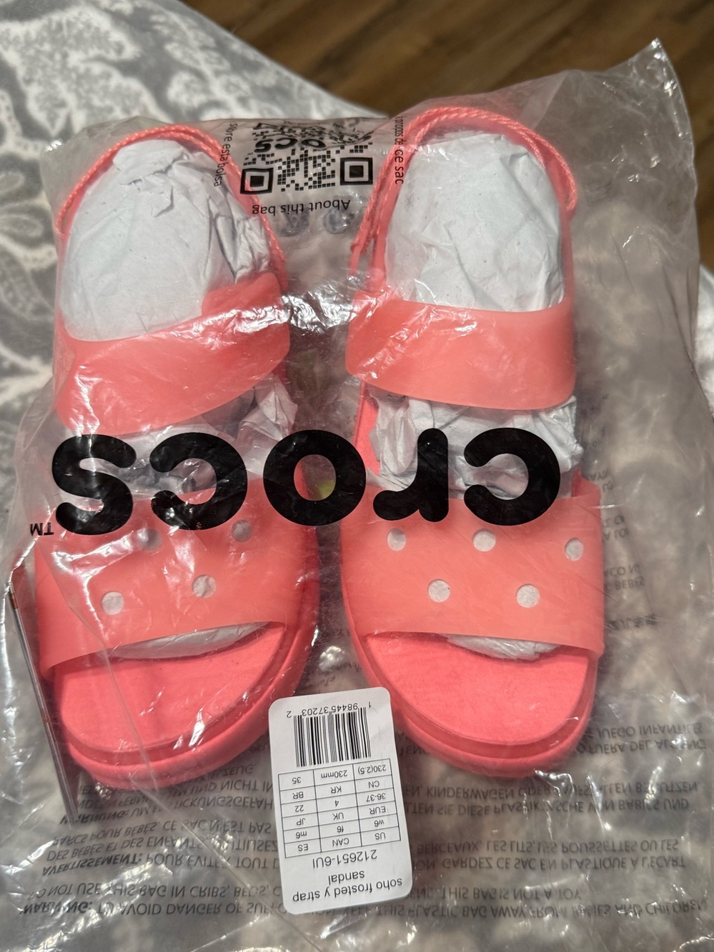 CROCS Coral platform Strap Sandals